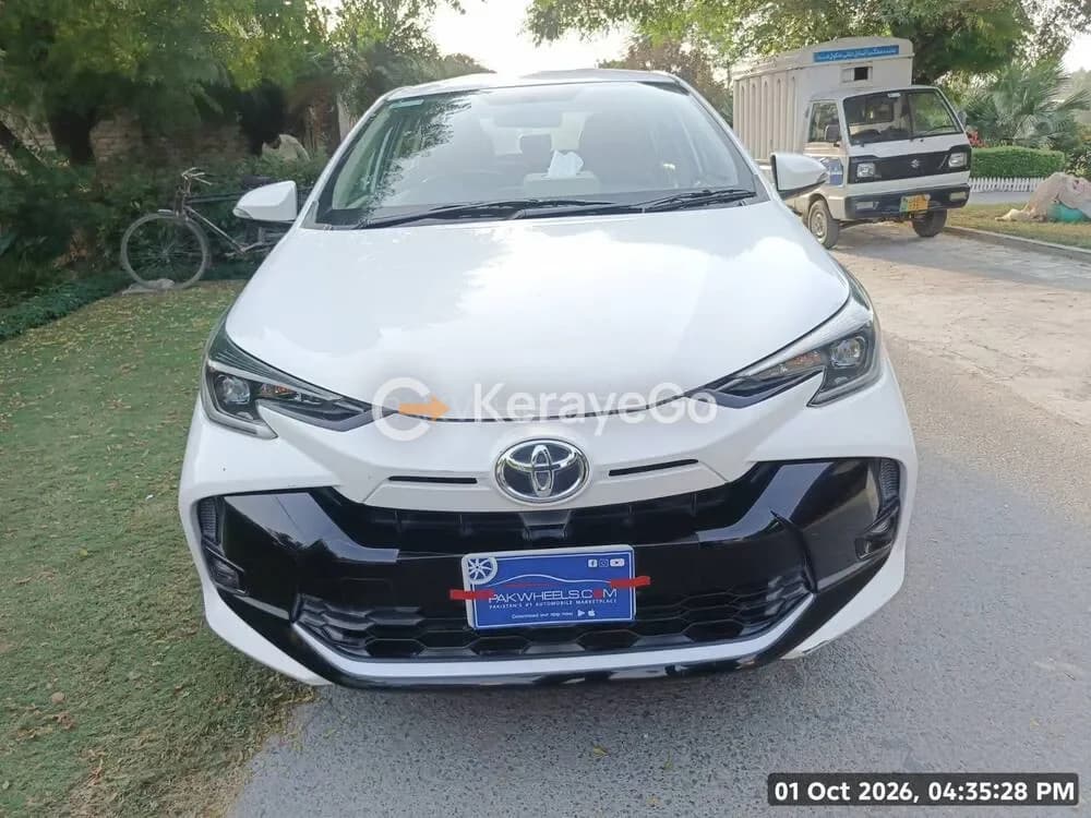 2024 Toyota Yaris ATIV CVT for rent in Multan
